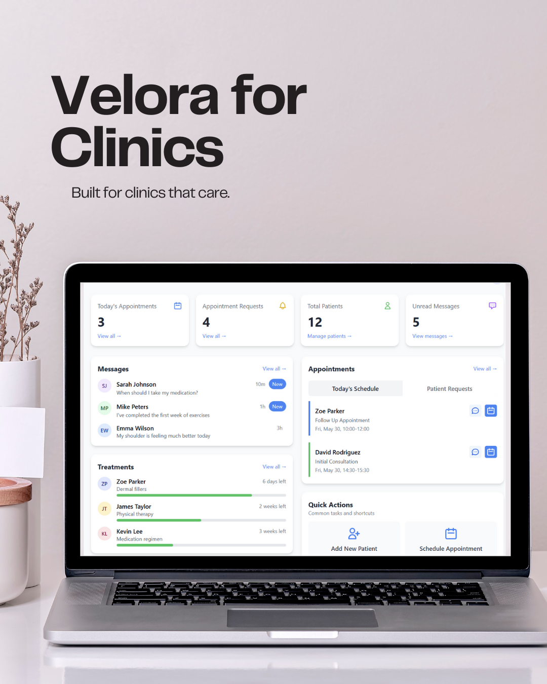 Velora for Clinics